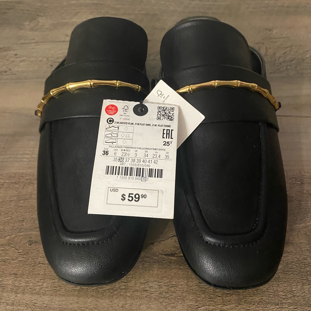 Zara black shoes